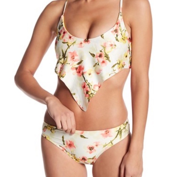 basta surf Other - summer sale • nwot retro floral draped bikini set